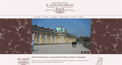Desktop Screenshot of apartmenthaus-kaiser-friedrich.de